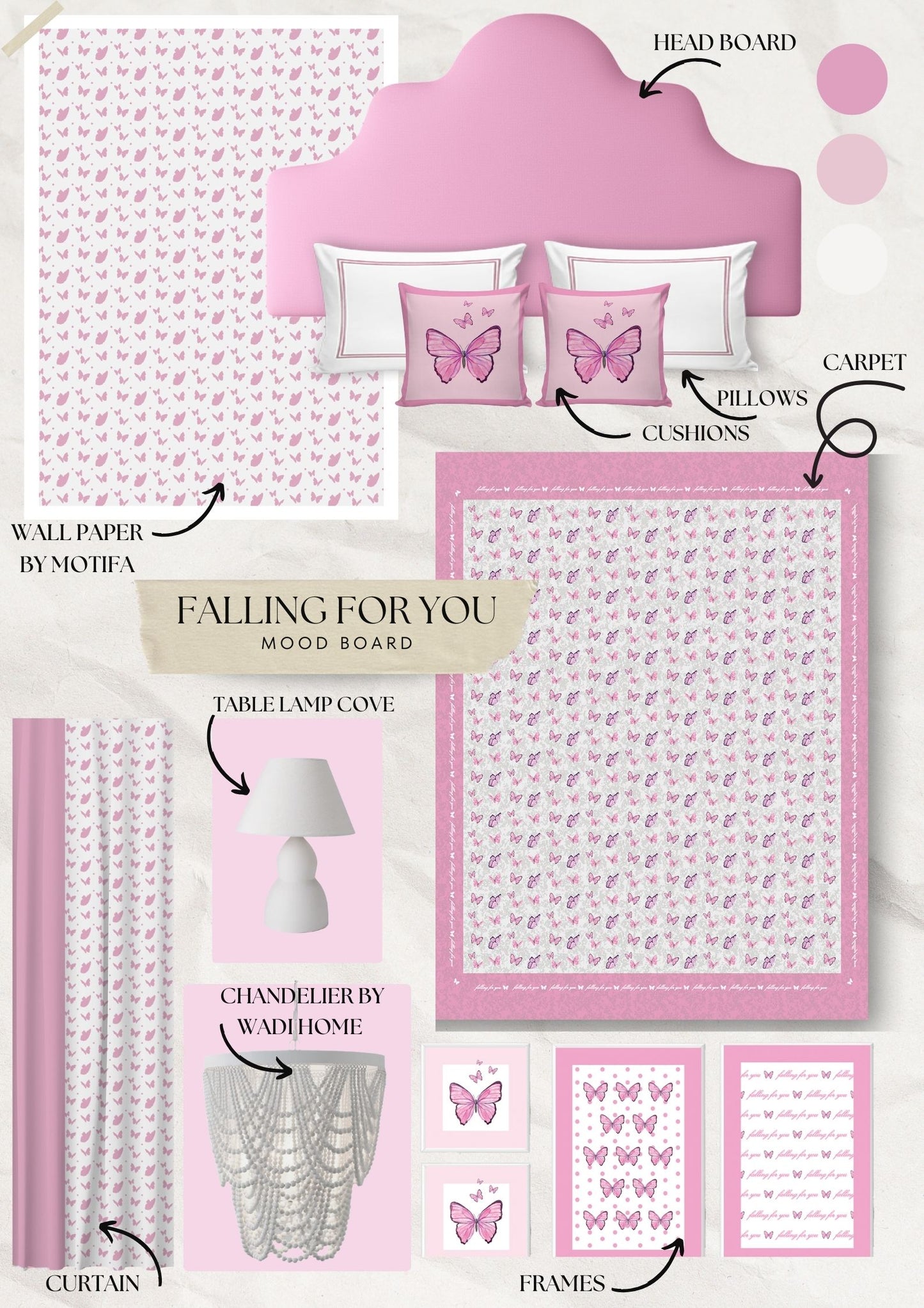 Falling for you Curtain