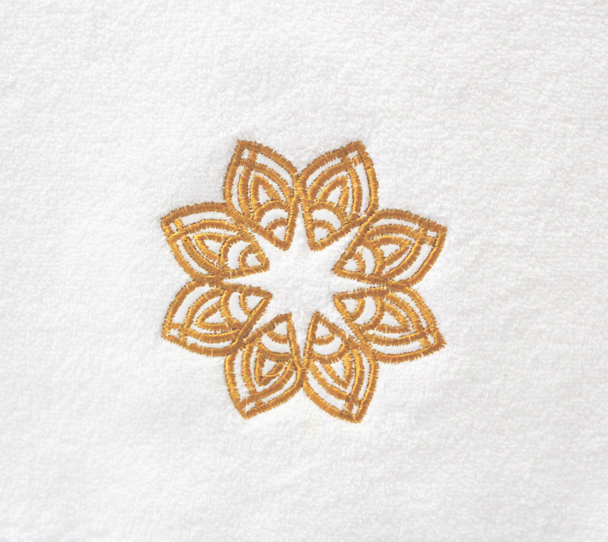 Gold Embroidered Towel