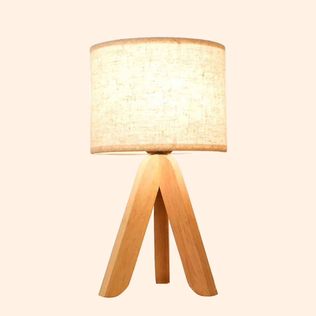 Wooden Side lamp by Wadi home