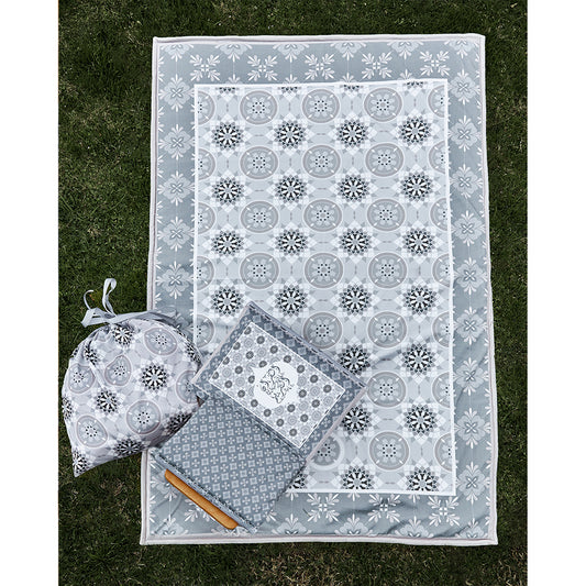 Gray Padded Praying Carpet