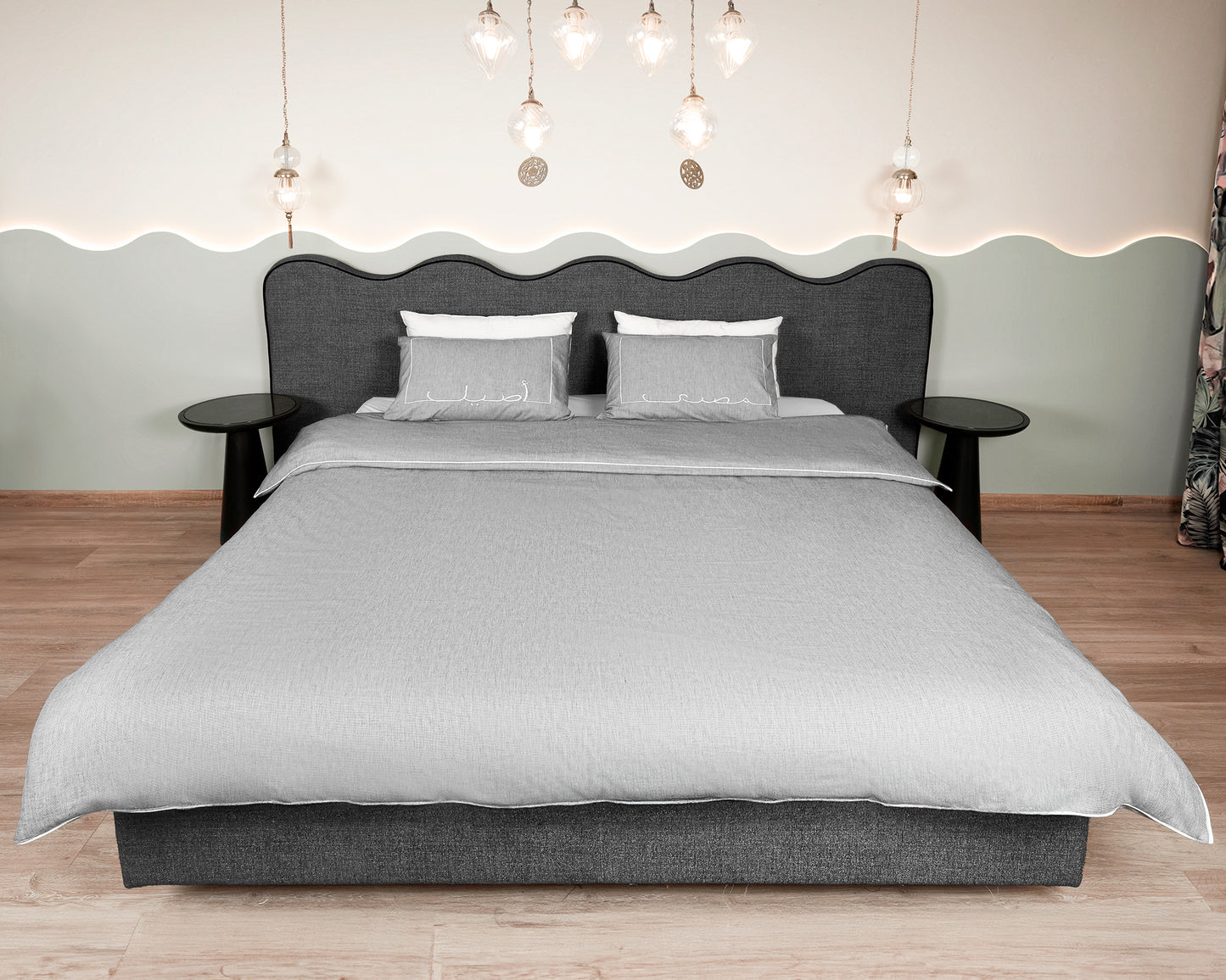 Masry Aseel Gray Duvet cover