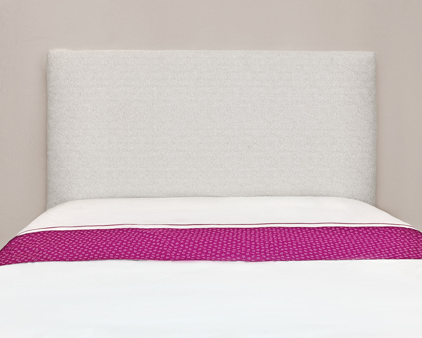 White Rectangular Full wood x velvet Full Bed