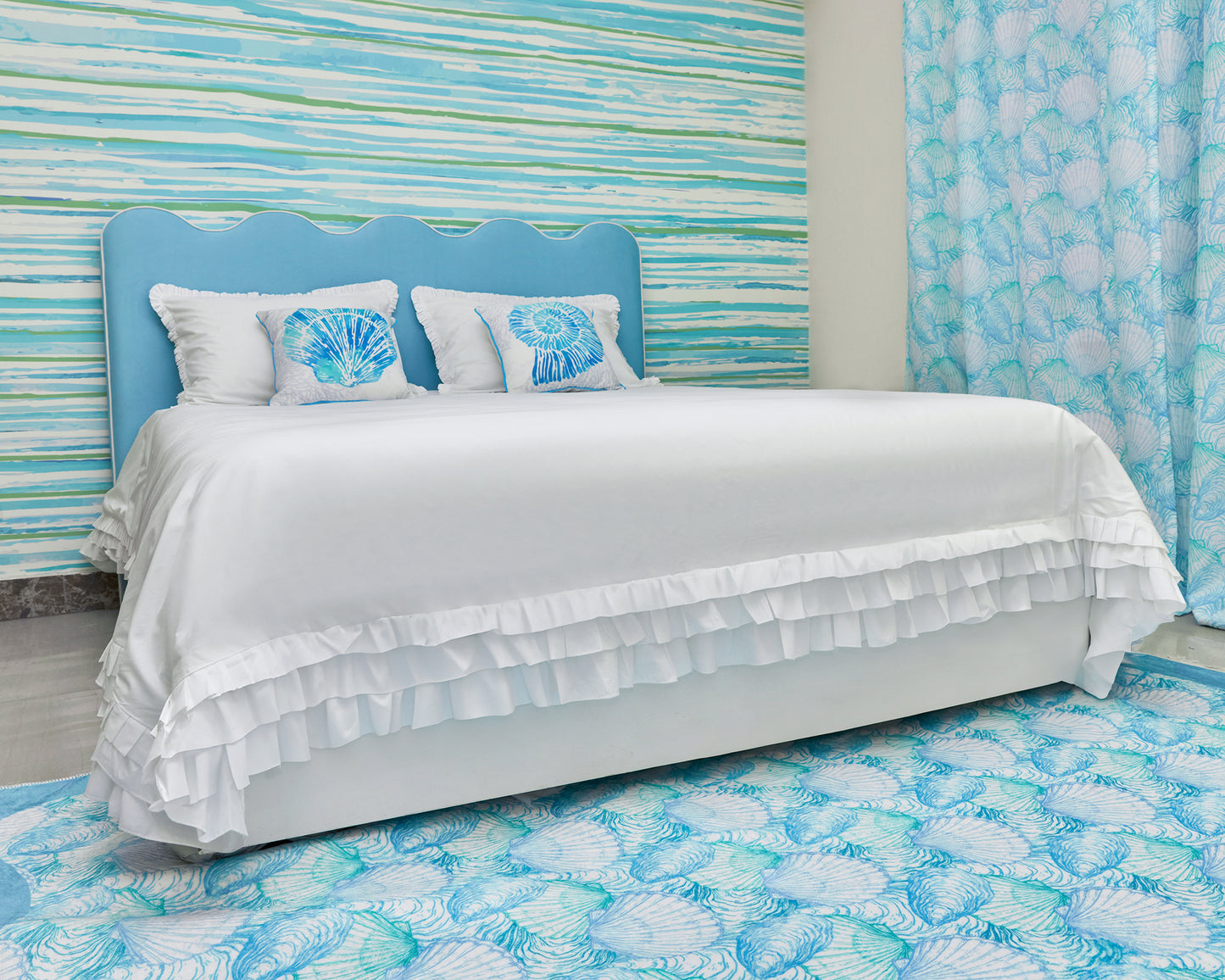 Blue Shell Cushion 2