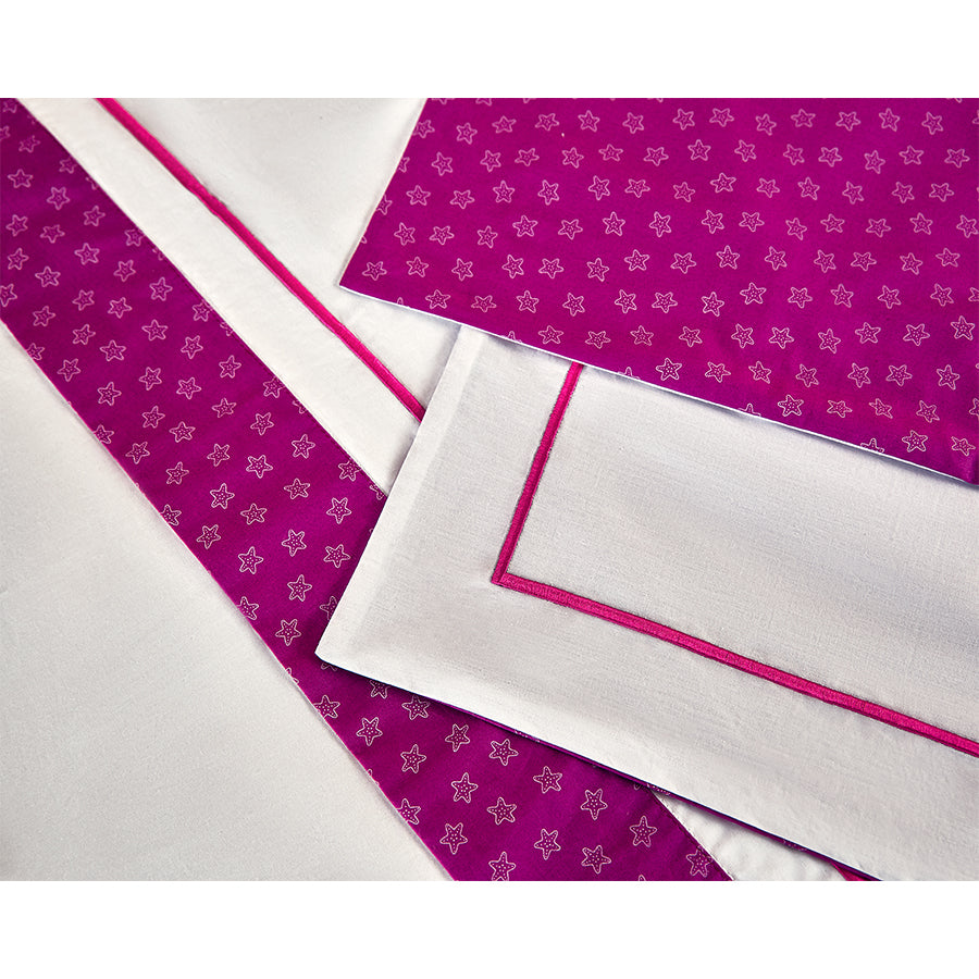Pink Stars Pillow Cases.