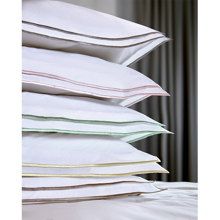 Double Embroidered Oxford Pillow Cases