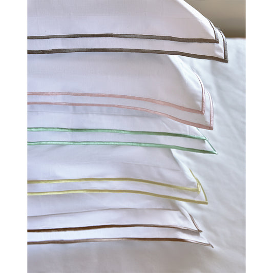 Double Embroidered Oxford Pillow Cases