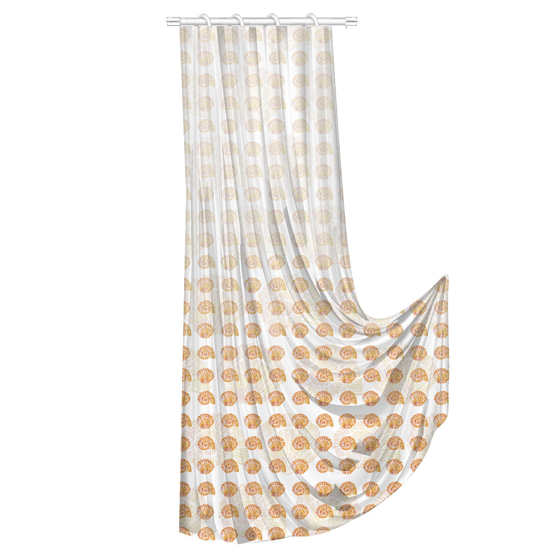 Beige Shell Curtain
