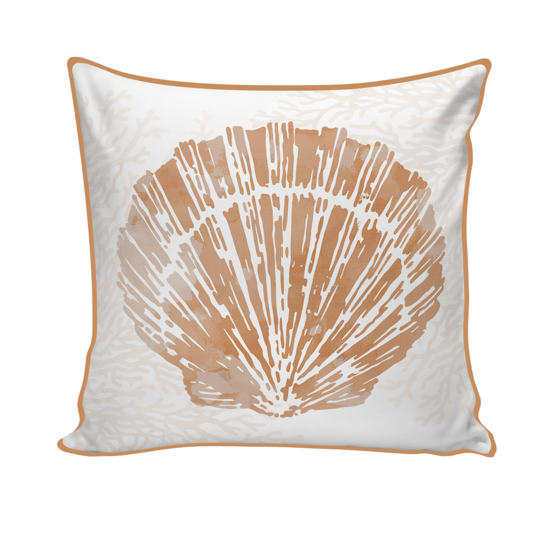 Beige Shell Cushion 2