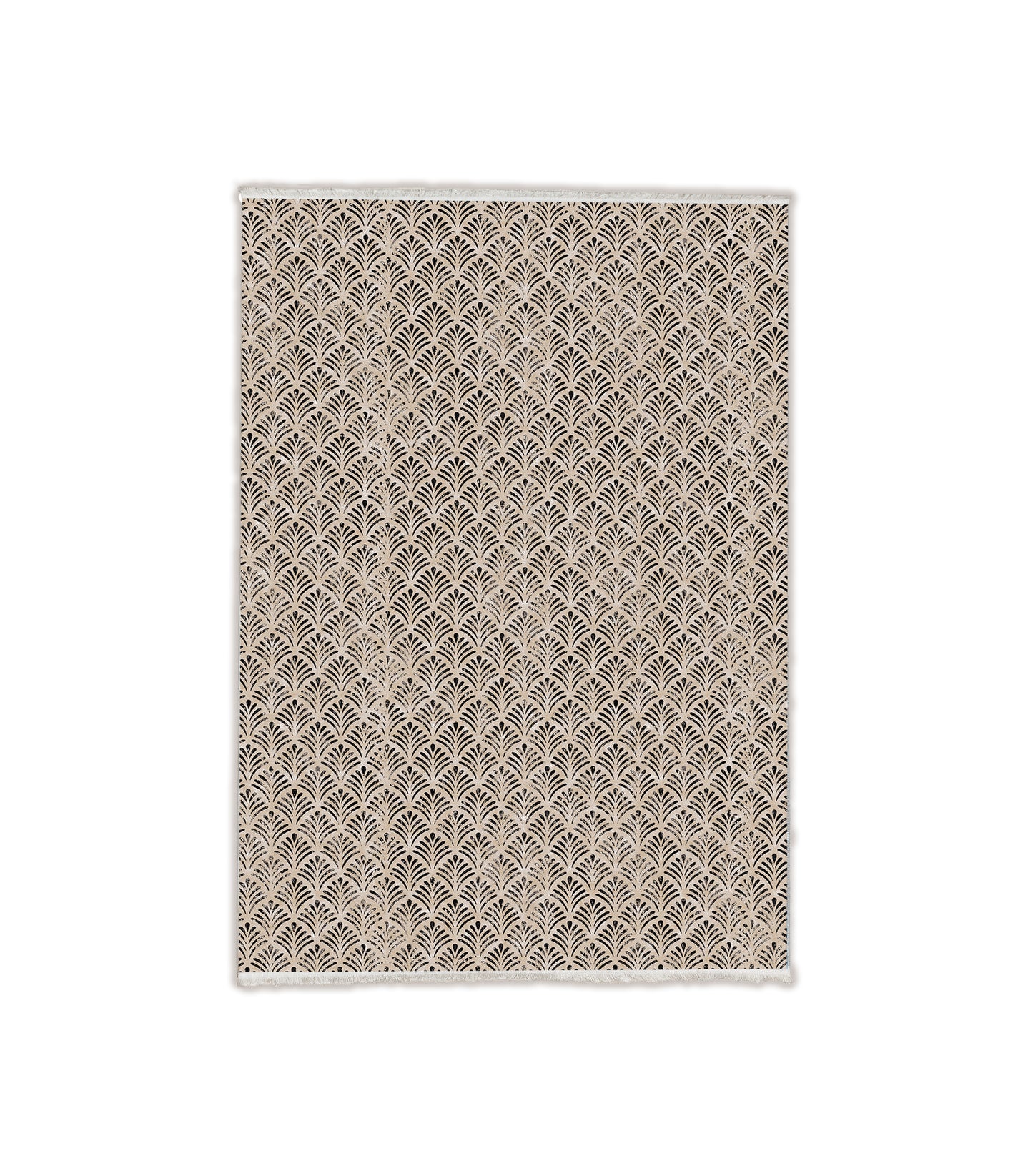 Beige Black Carpet.