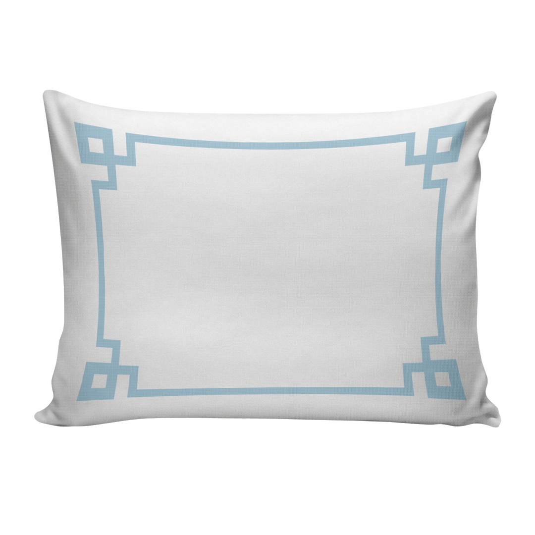 Blue Border Pillow Cases