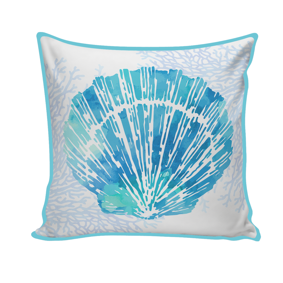 Blue Shell Cushion 2