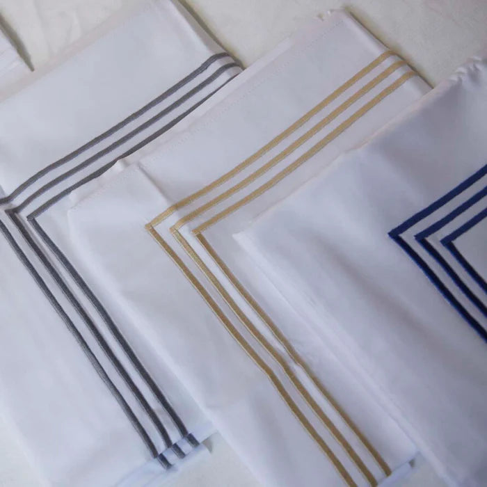 Embroidered 3 Frames Duvet Cover