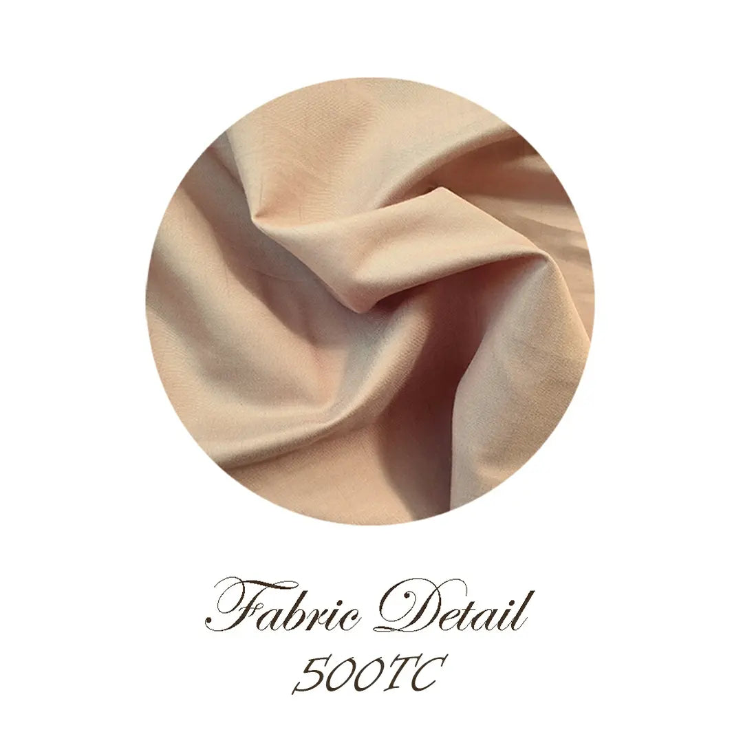 Beige Plain Fitted Sheet