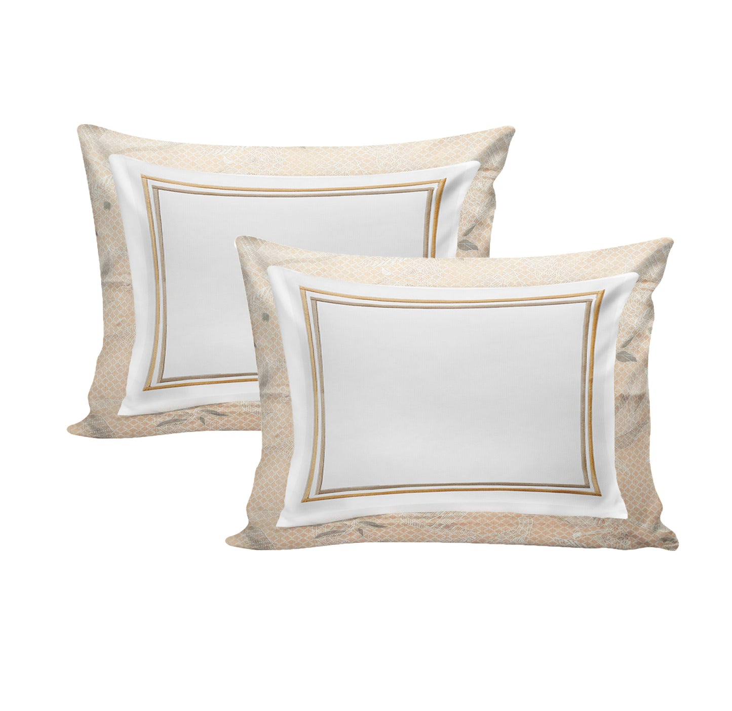 Beige Birds Full Bed set