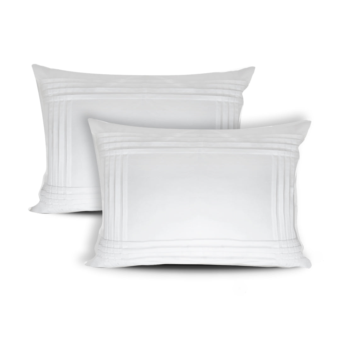 White Pleated Full Bed set