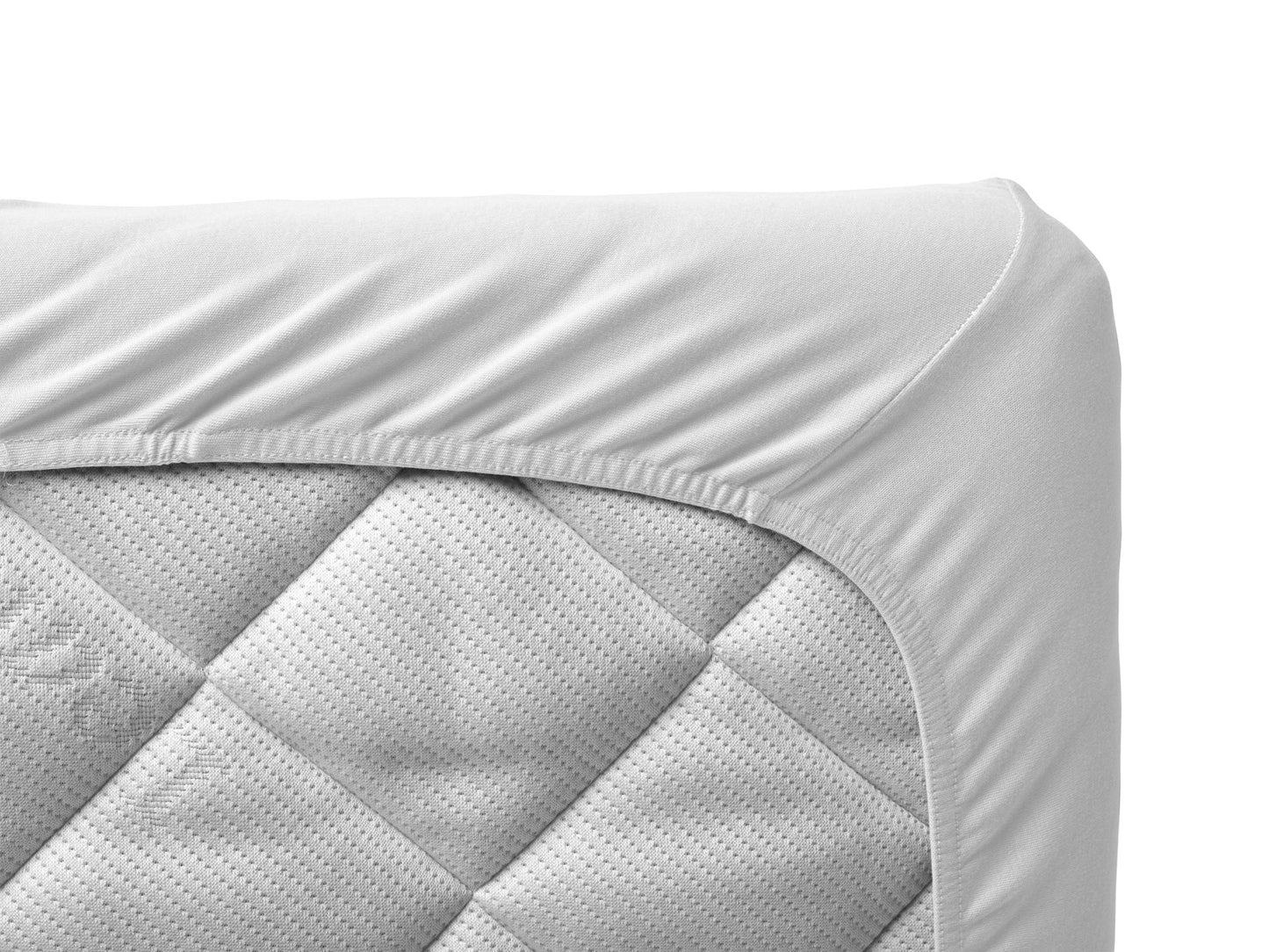 Gray Plain Fitted Sheet