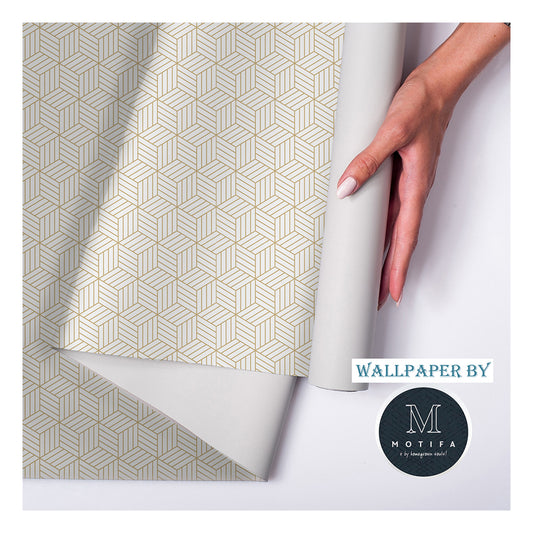 Gold Geometric Wallpaper