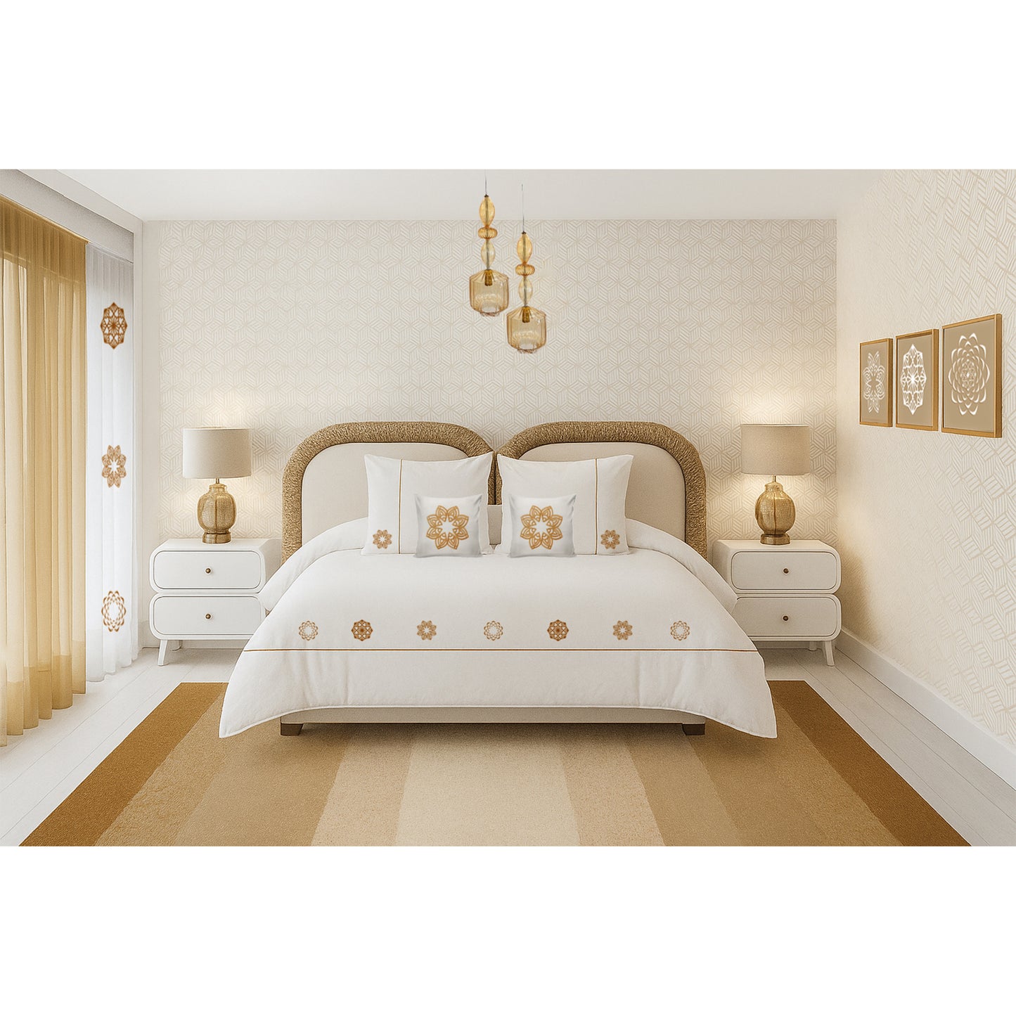 Gold Geometric Wallpaper