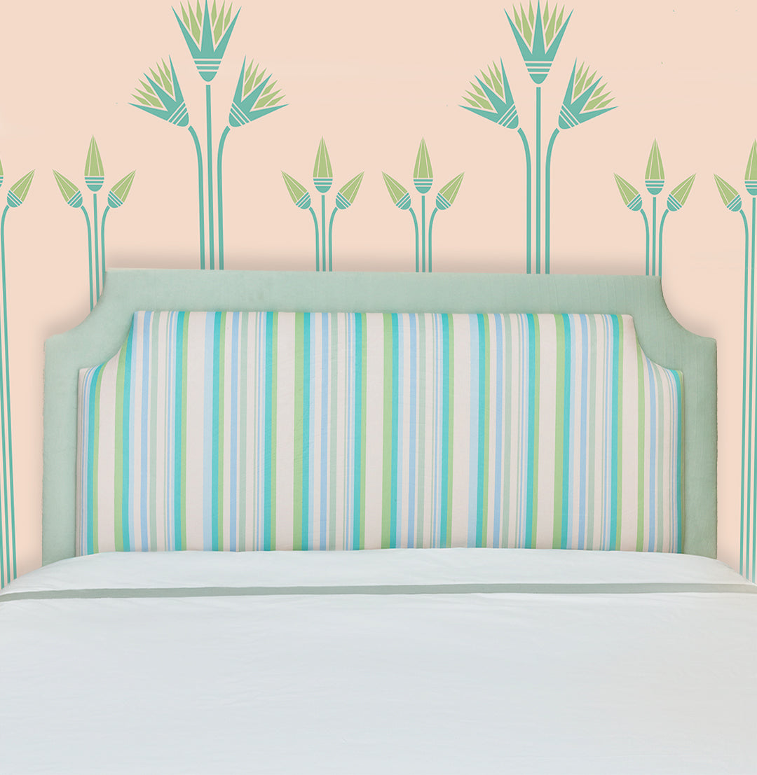 Pharaonic Full wood x velvet Full Bed