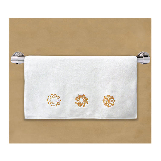 Gold Embroidered Towel