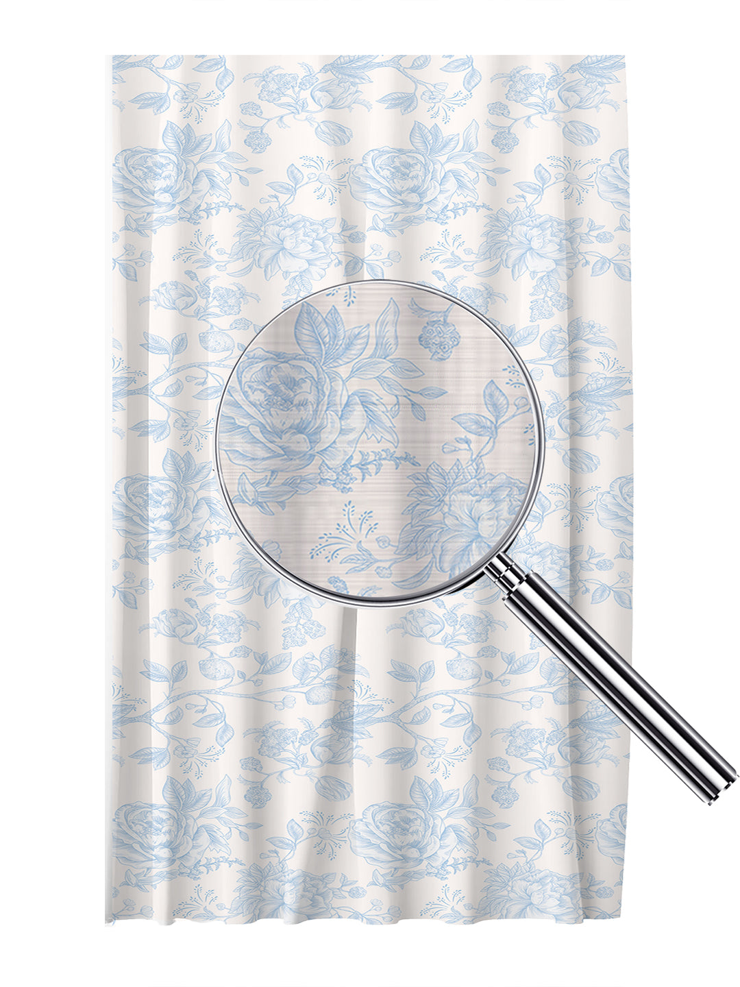 Blue Butterflies Curtain