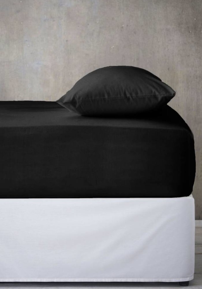 Black Plain Pillow Cases