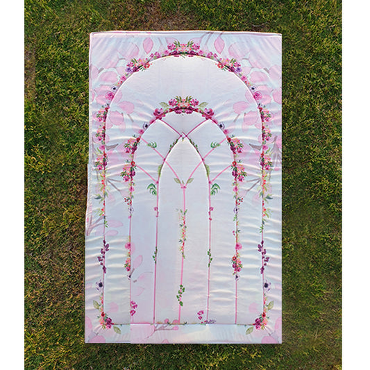 Flowery Padded Praying Carpet