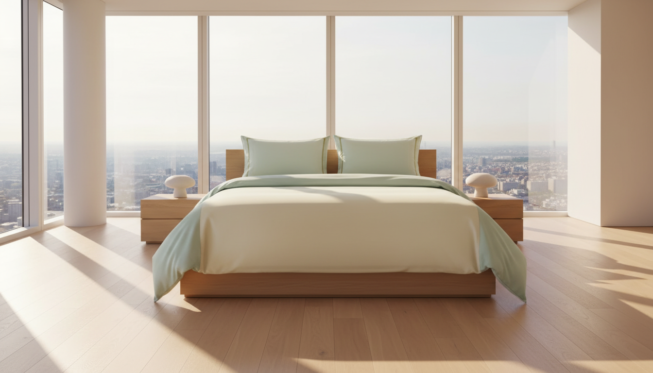 Green shades Duvet cover