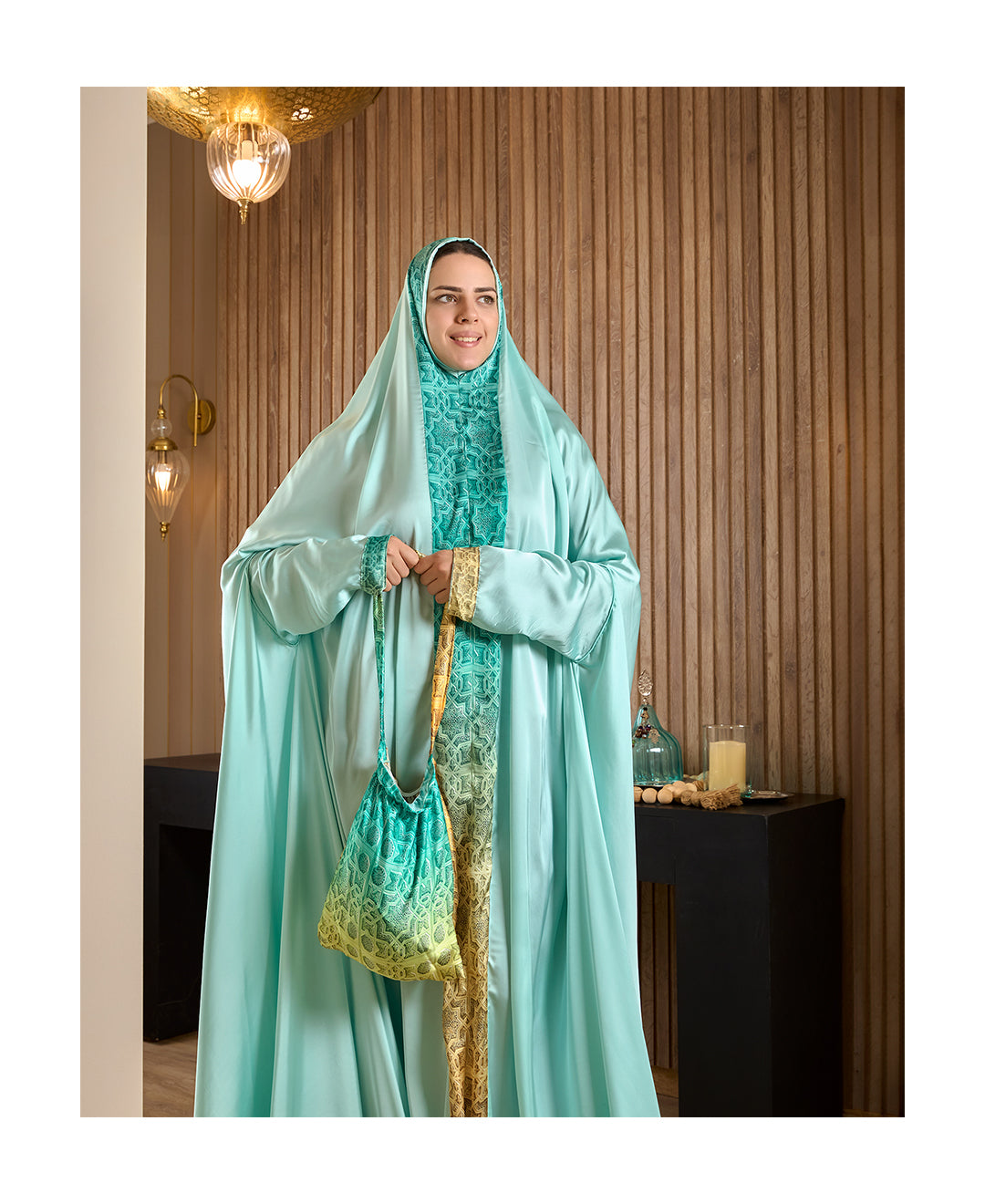 Mint Islamic motifs Full praying set