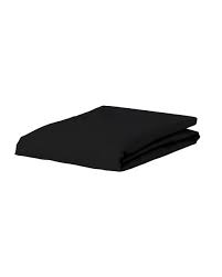 Black Plain Fitted Sheet