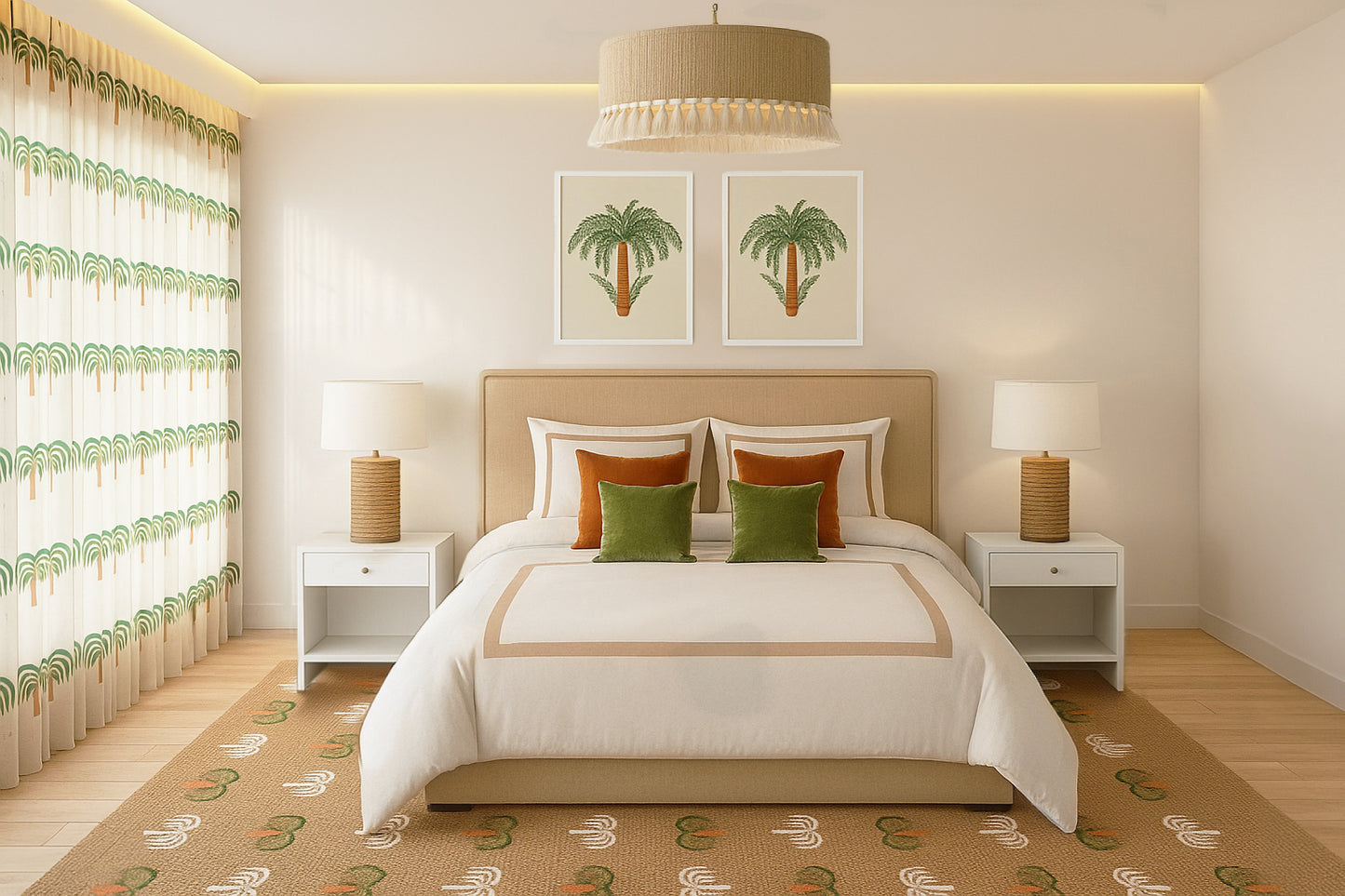 Boho Fringe Chandelier by Wadi Home