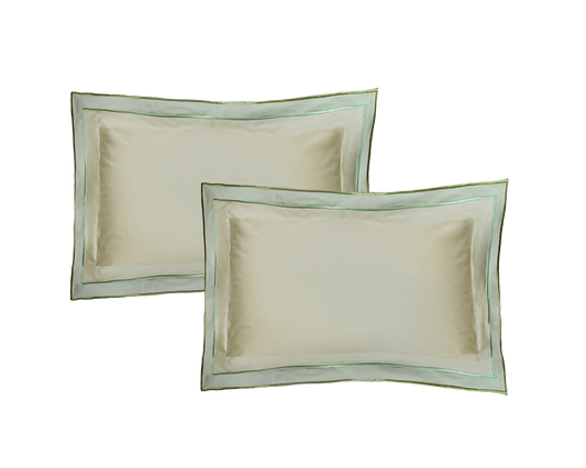 Green shades Pillow Cases