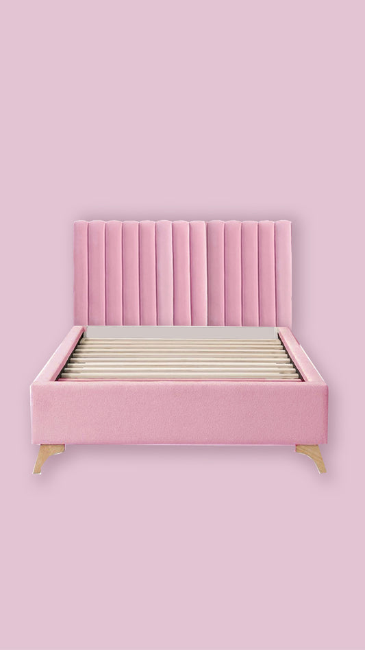 Unicorn wood x velvet Full Bed