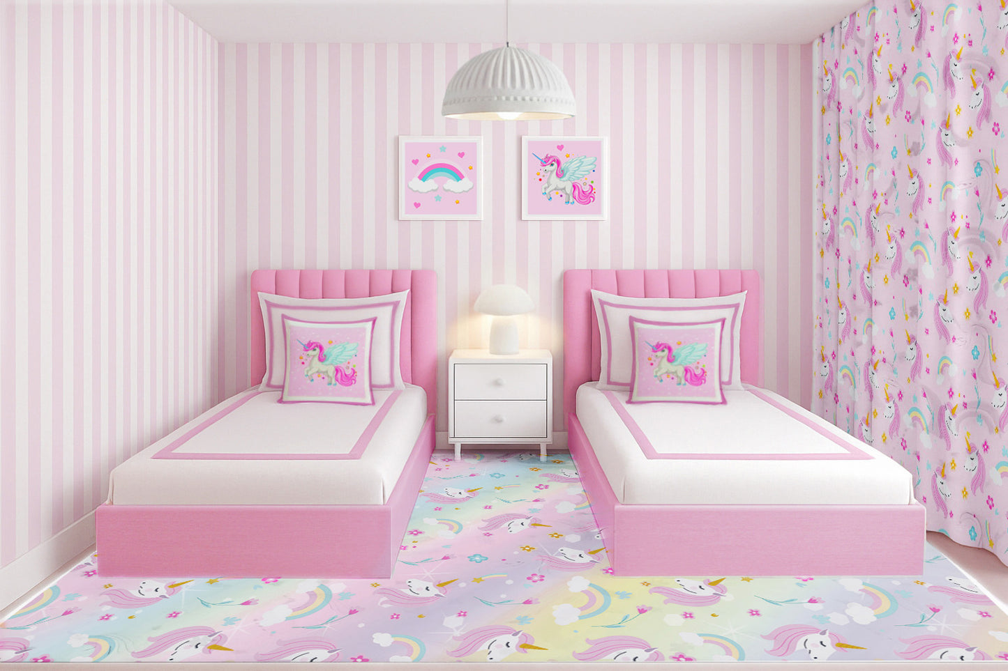 Pink Stripes Wallpaper