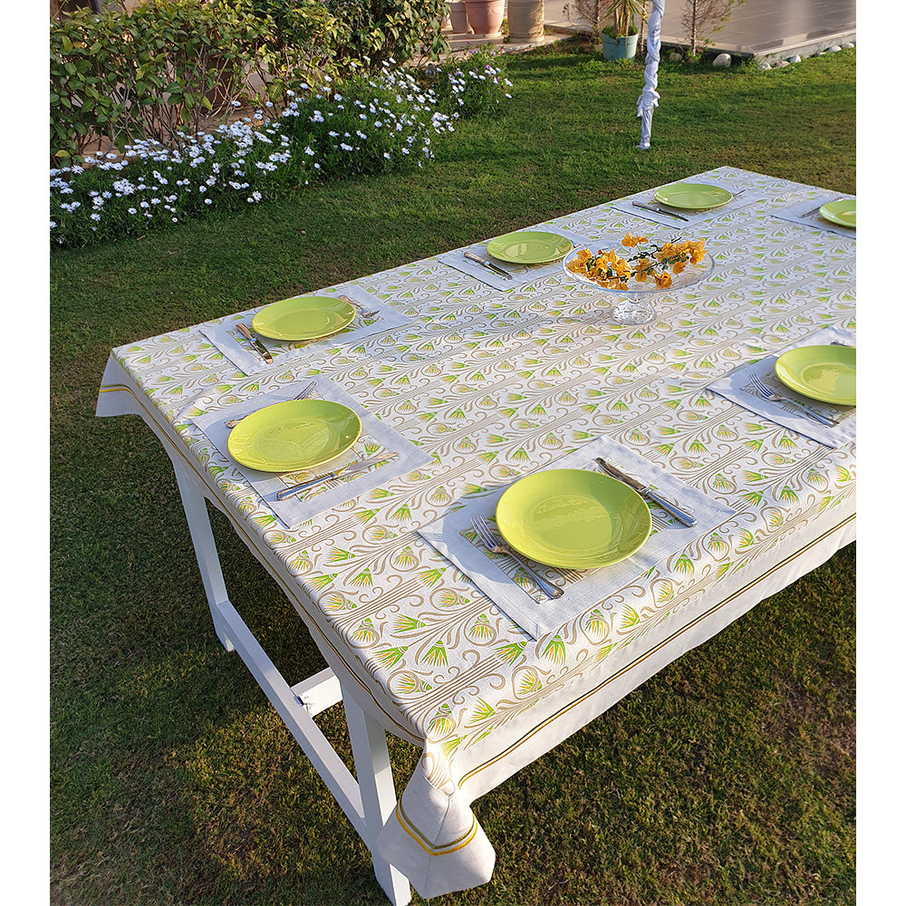Yellow Linen Tablecloth