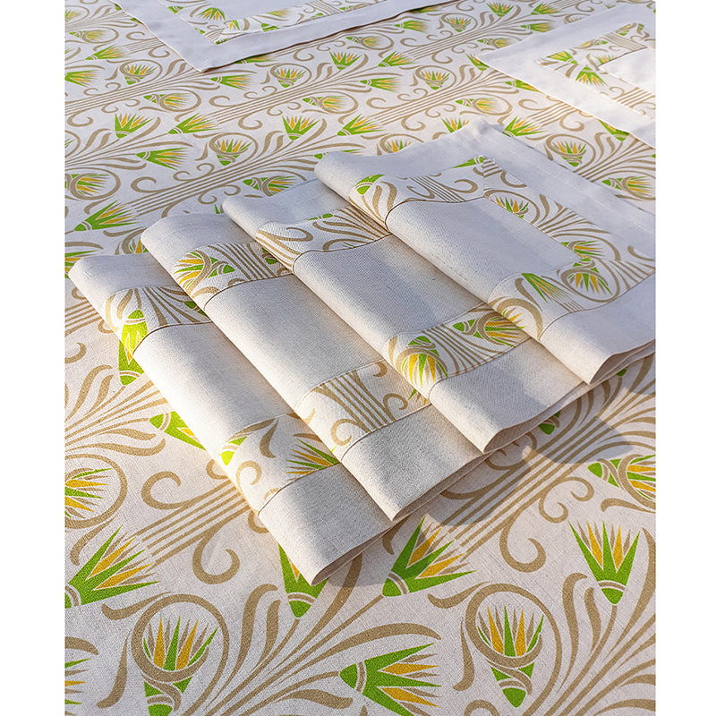 Yellow Linen Tablecloth