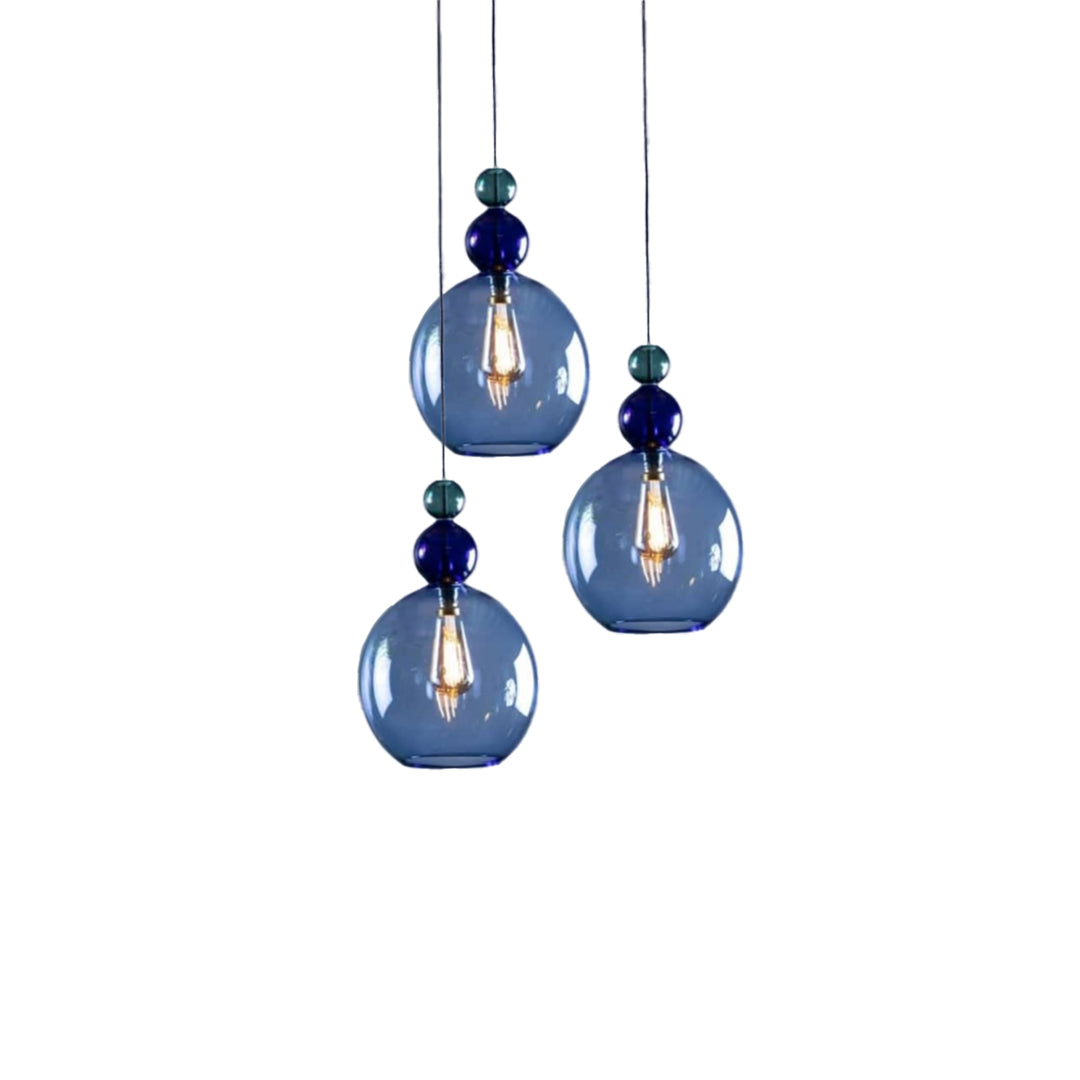 Three Heads Chandelier by Sara's Corner