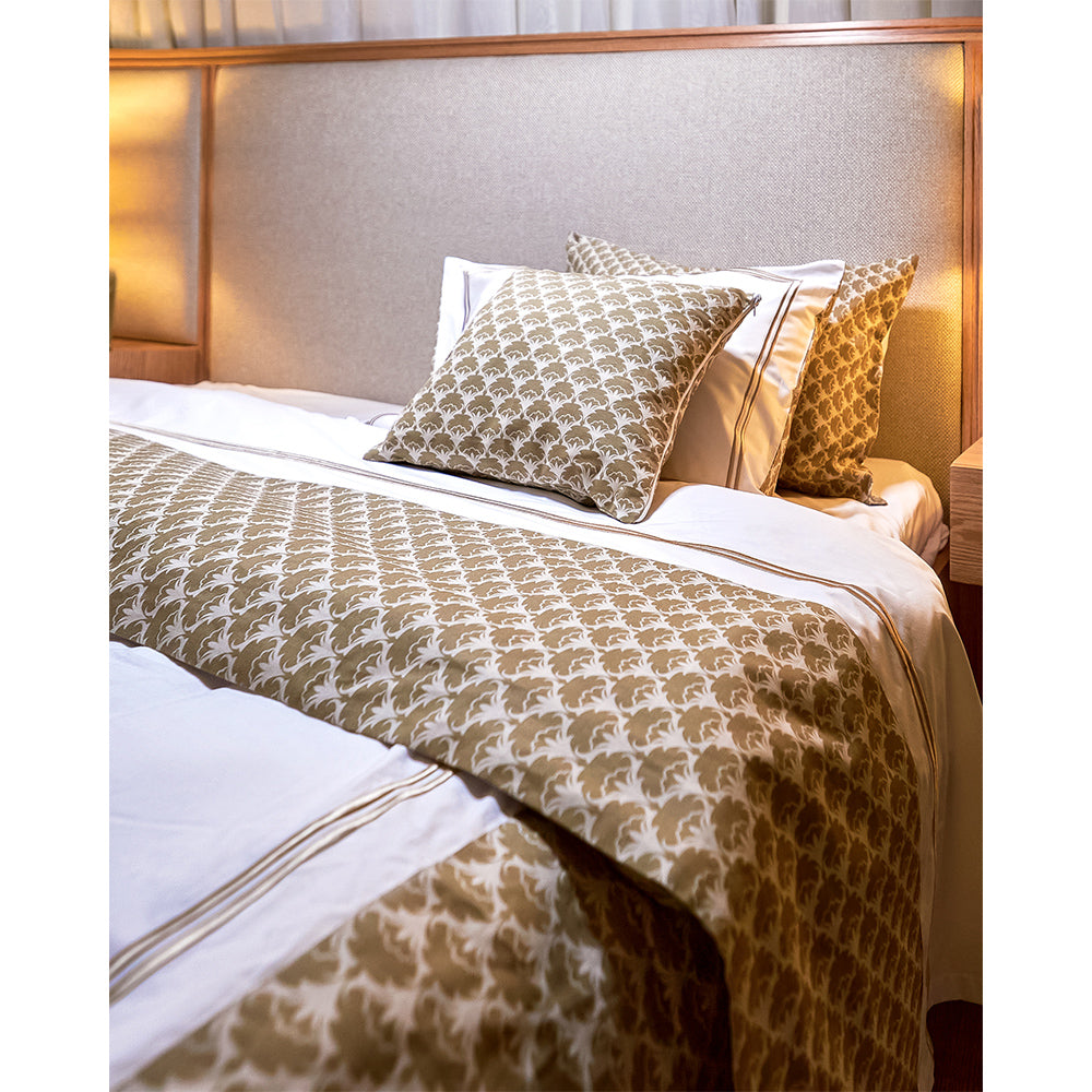 Brown Linen Cushion