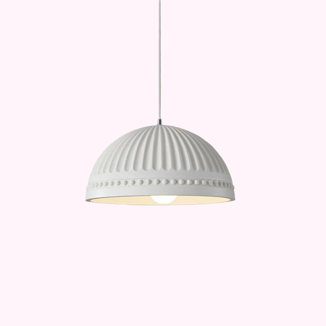 White unicorn Chandelier By Cove