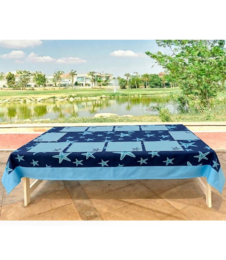 Starfish Tablecloth with Placemates OFFER