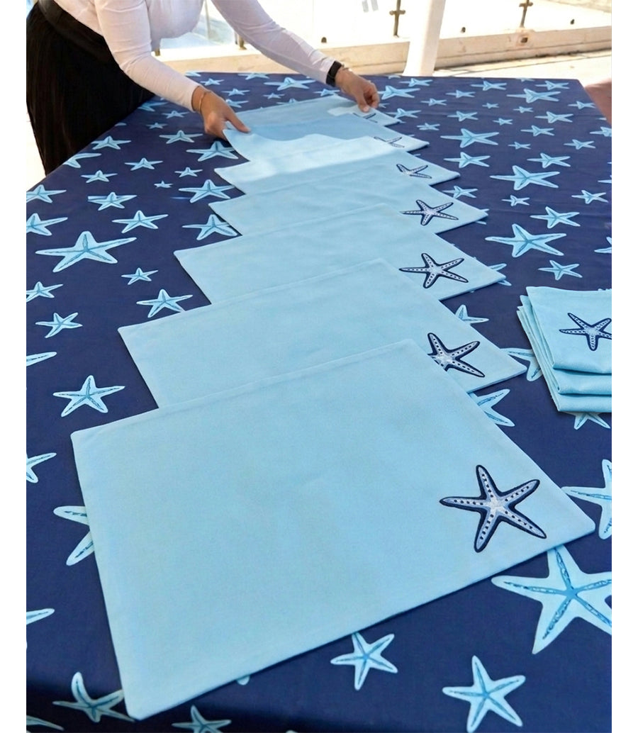 Starfish Tablecloth with Placemates OFFER