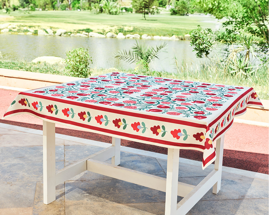Pomegranate tablecloth