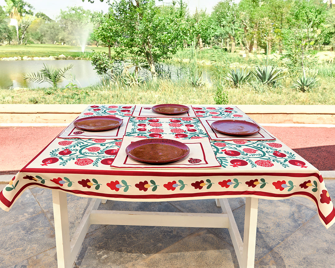 Pomegranate tablecloth