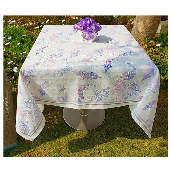 Peacock Square tablecloth