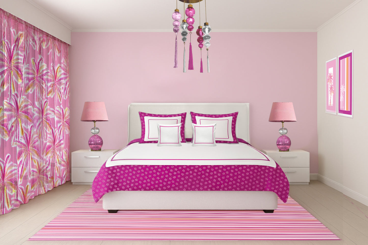Pink Table lamp By Sara's Corner