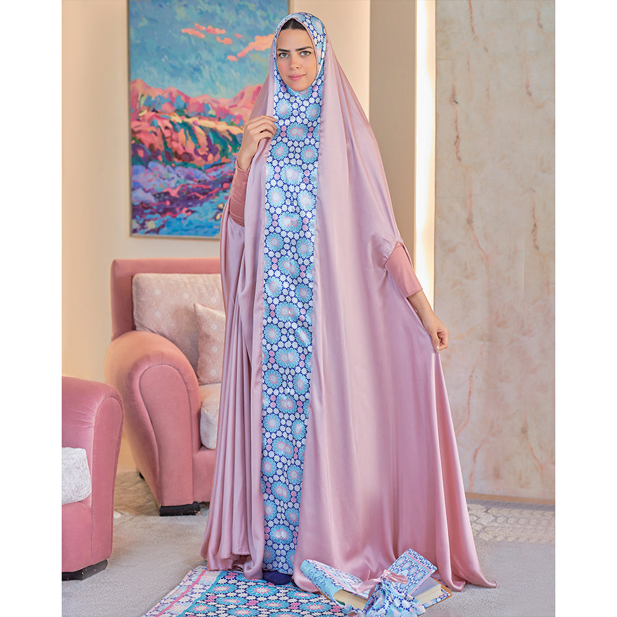 Pink Flower mandala Full praying set