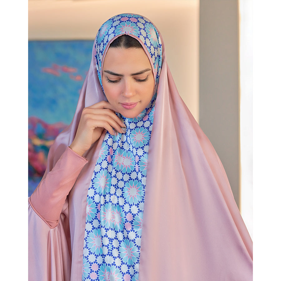 Pink Flower mandala Full praying set