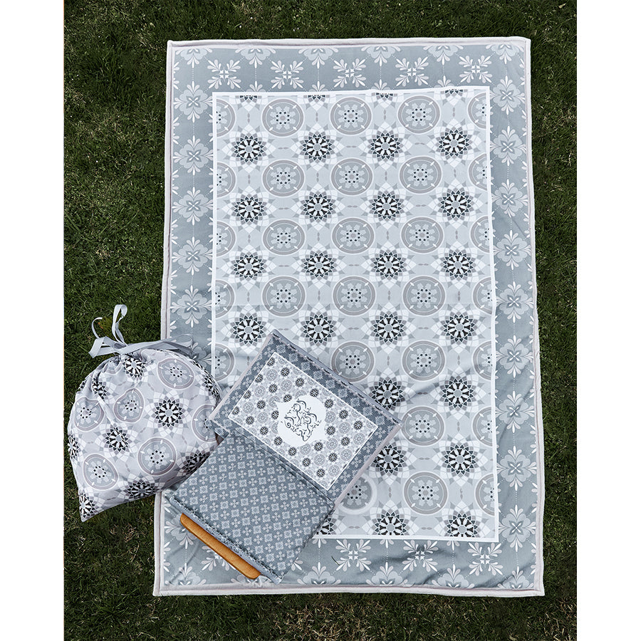 Gray Padded Praying Carpet
