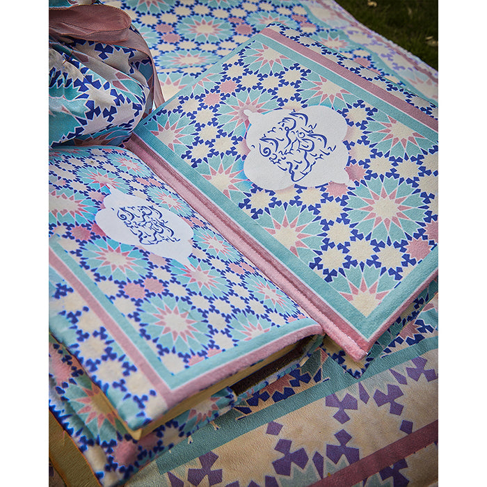 Pink Flower mandala Full praying set