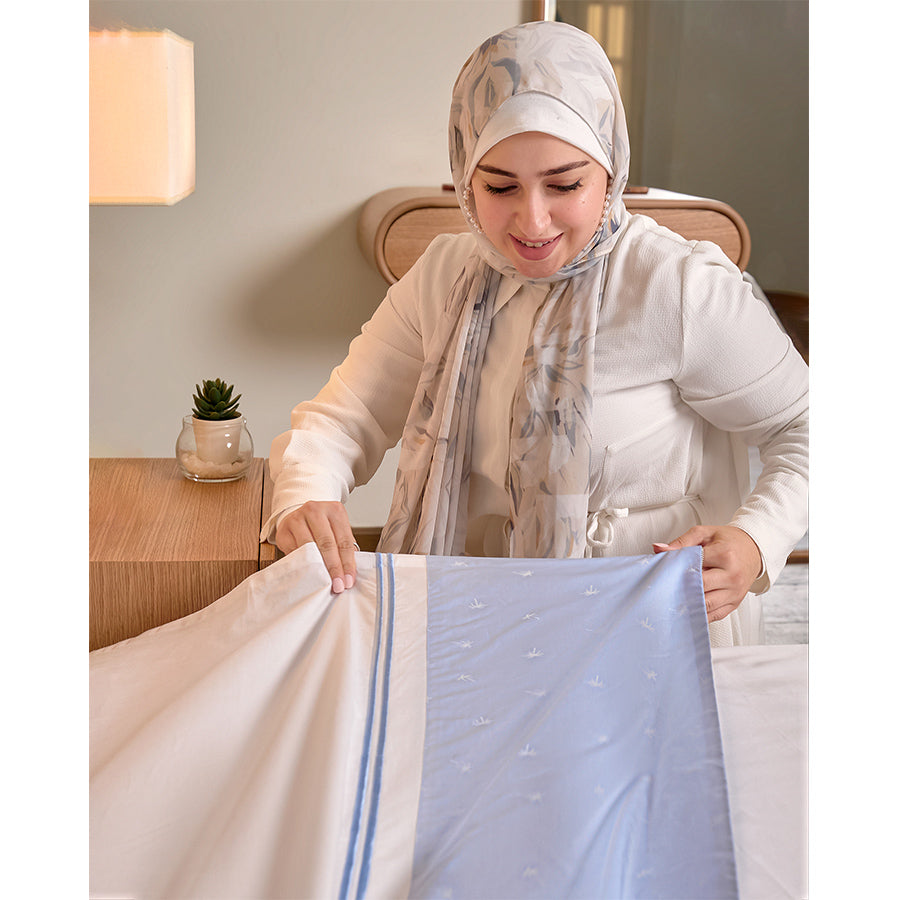 Light Blue Palm Upper sheet